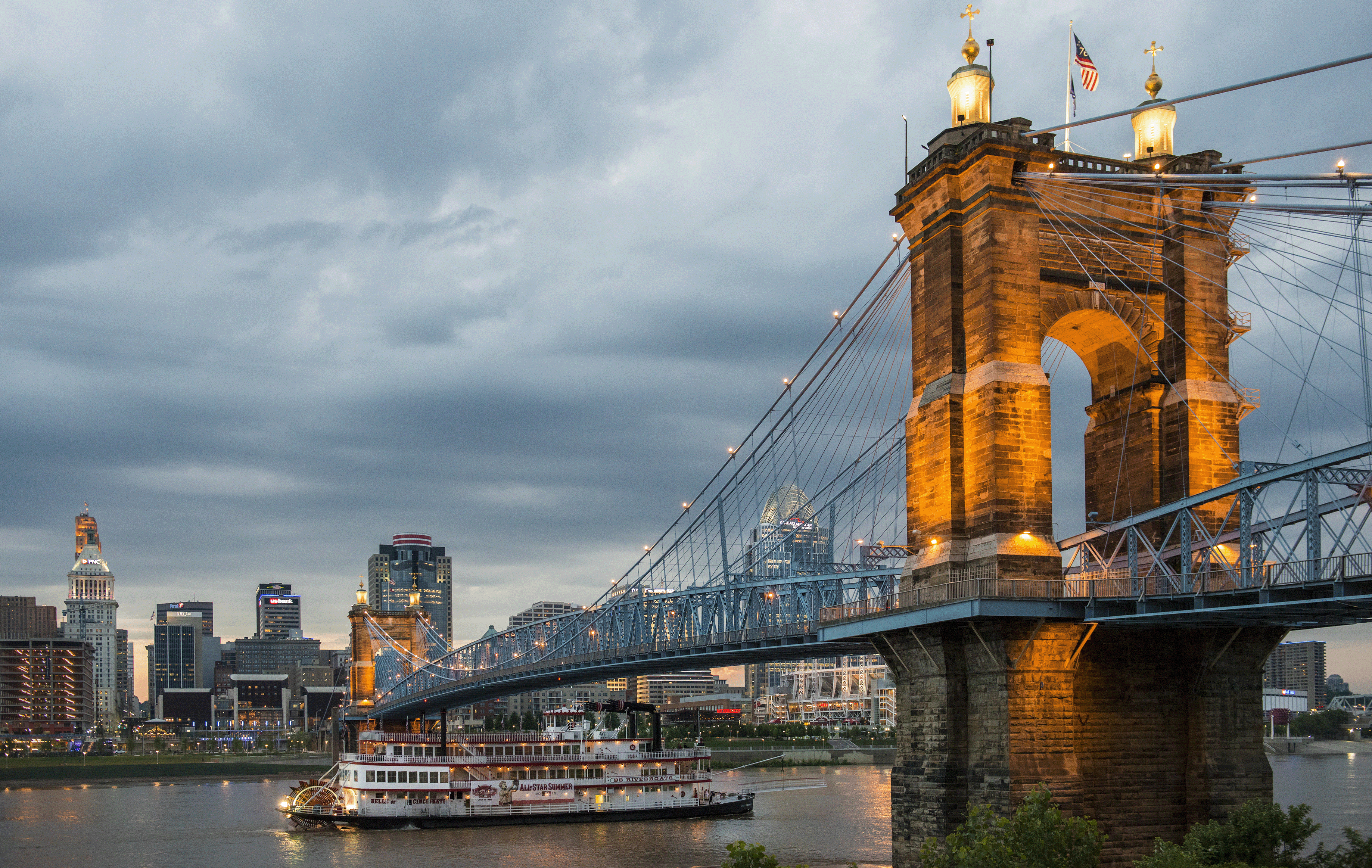 Copyright JM Wolf - Roebling Bridge