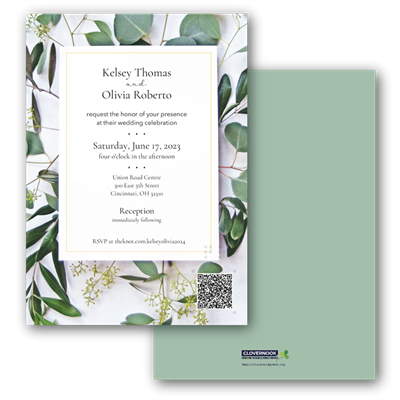 Postcard - Invitation - Wedding Postcard - Invitation - Wedding
